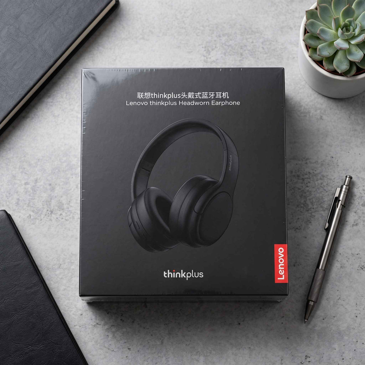 Lenovo Think Plus Wireless HeadSet | Cushion Earcups For Music Gaming and Clear Calls
