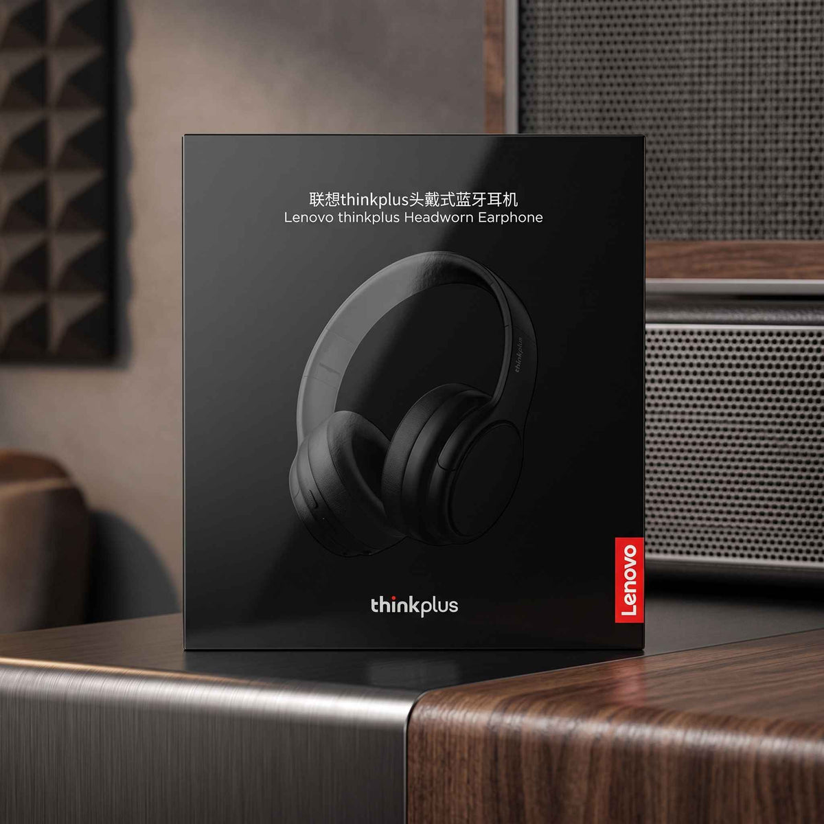 Lenovo Think Plus Wireless HeadSet | Cushion Earcups For Music Gaming and Clear Calls
