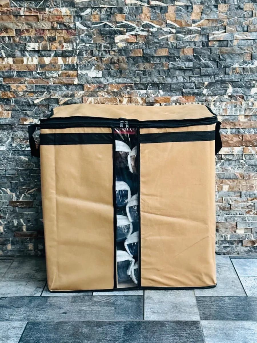 Heavy-Duty 110GSM Storage Bag – Foldable Closet Organizer for Clothes & Blankets