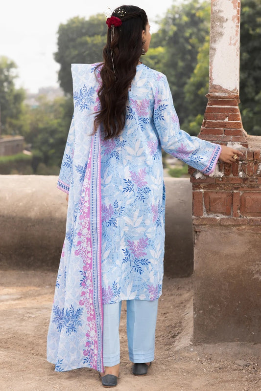 Unstitched Printed Warm Khaddar 3 Piece | Designed For Cold Weather