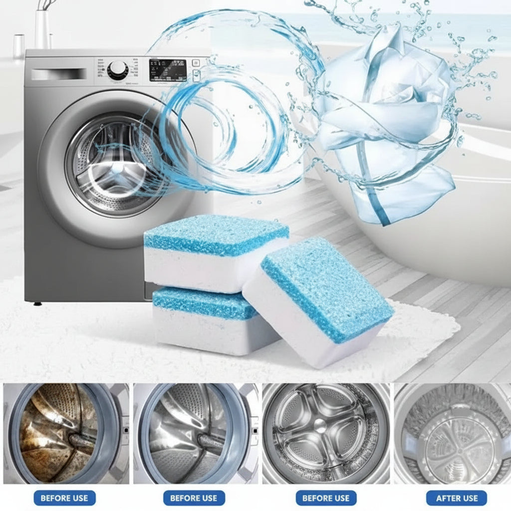 Washing Machine Cleaning Tablets | Original Tablets Cleaning (12pcs/Box)
