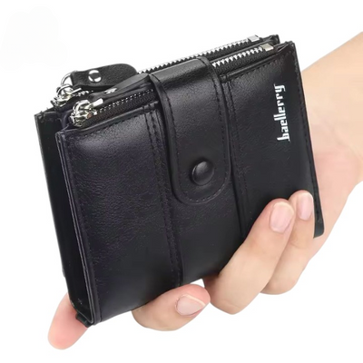 Baellerry Buffalo Leather Wallet Classic Trifold Edition