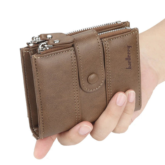 Baellerry Buffalo Leather Wallet Classic Trifold Edition