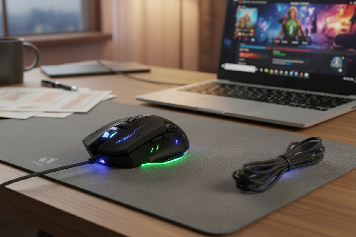XING YING Gaming RGB Mouse | RGB LED Backlit Wired Gaming Mouse | PC & Laptop Mouse