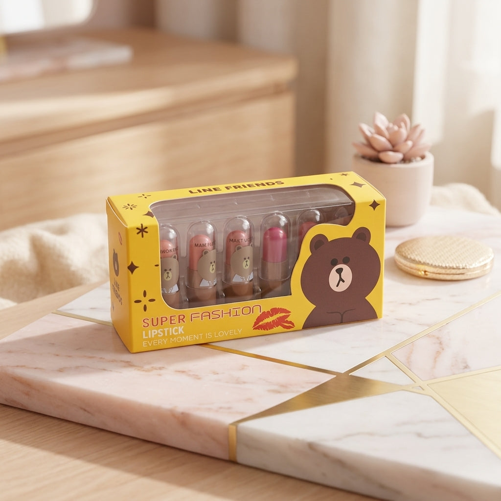 12 Pcs Multicolor Mini Capsule Lipsticks Set – Compact Matte Lipstick Collection
