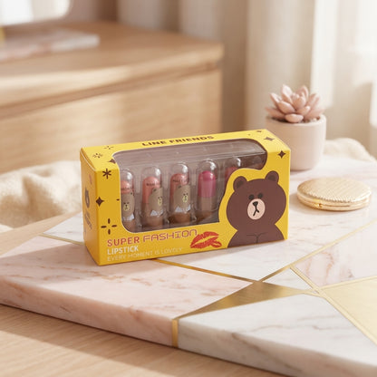 12 Pcs Multicolor Mini Capsule Lipsticks Set – Compact Matte Lipstick Collection