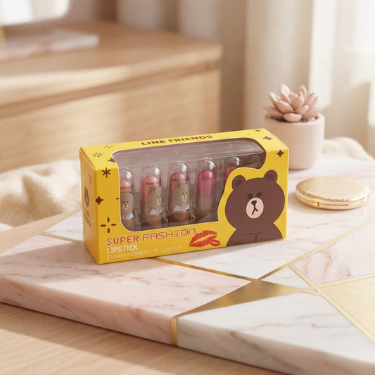 12 Pcs Multicolor Mini Capsule Lipsticks Set – Compact Matte Lipstick Collection