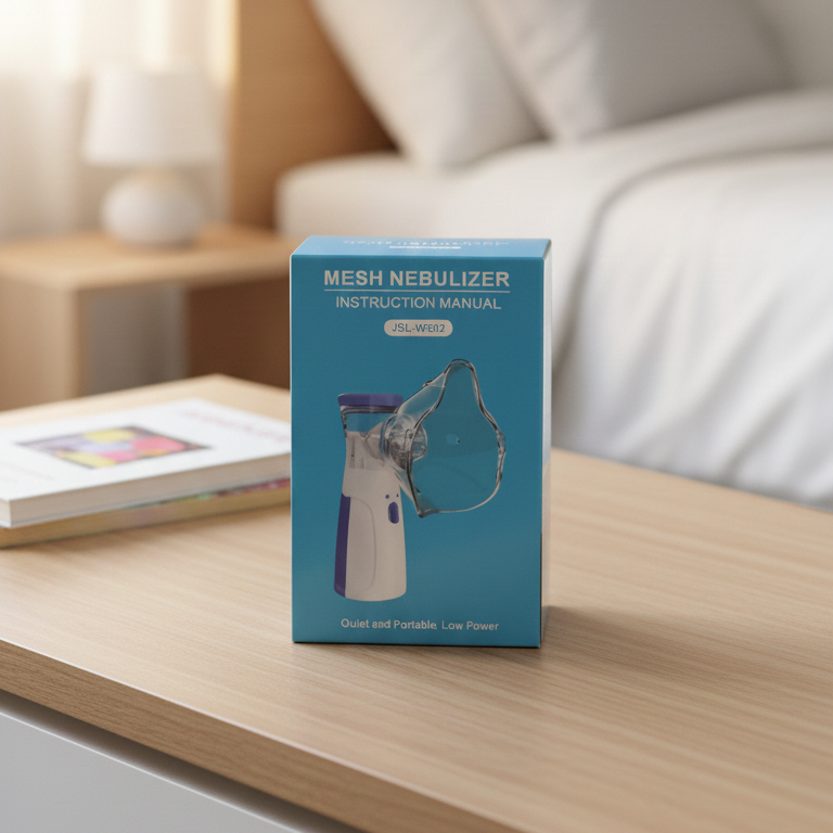 Portable Mesh Nebulizer For Kids And Adults - Health Accessory Designed For Respiratory Care