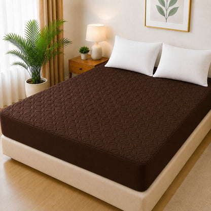 Ultrasonic Quilted Waterproof Mattress Protector (Without Pillow Case)