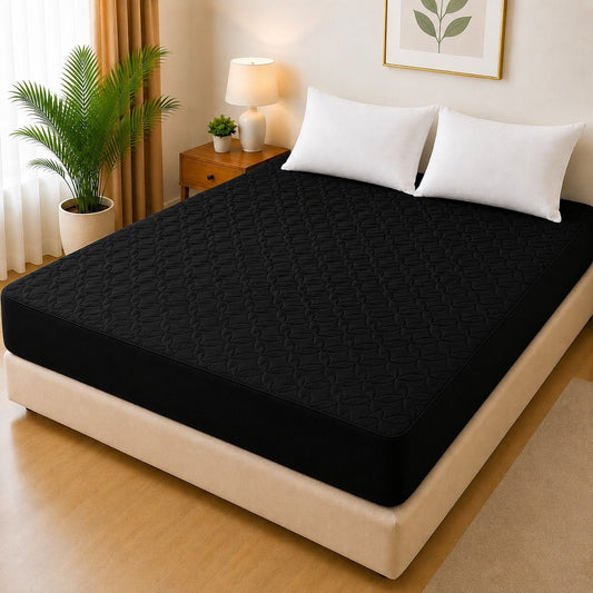 Ultrasonic Quilted Waterproof Mattress Protector (Without Pillow Case)