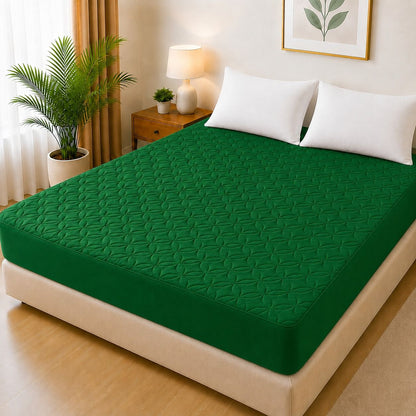 Ultrasonic Quilted Waterproof Mattress Protector (Without Pillow Case)