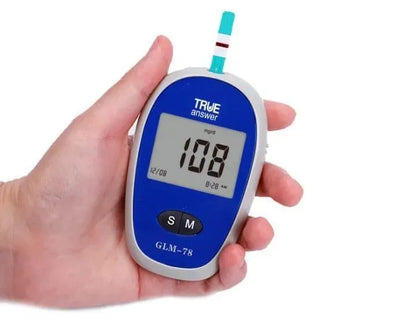 True Answer GLM-78 Blood Glucose Meter Blue ABS