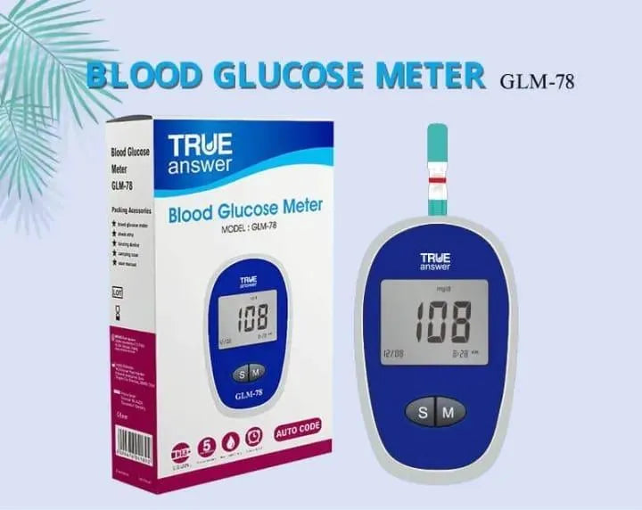 True Answer GLM-78 Blood Glucose Meter Blue ABS