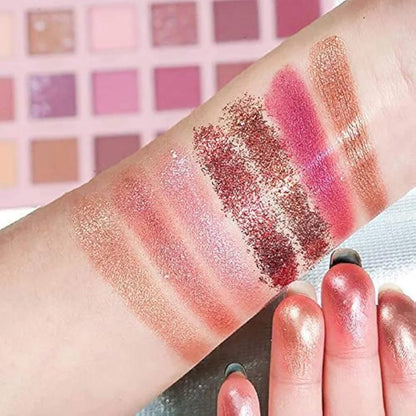 3-in-1 Makeup Combo Set – Blush Stick | 18 Color Eyeshadow Palette | 13 PCS Makeup Brushes Kit