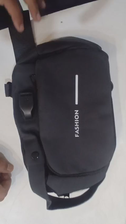 Anti-Theft Cross Body Bag With Password Lock (Random Color)