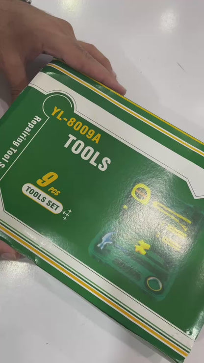 8 Pcs Professional Toolset With Storage Box - Tool Set Designed For Hardware Maintenance