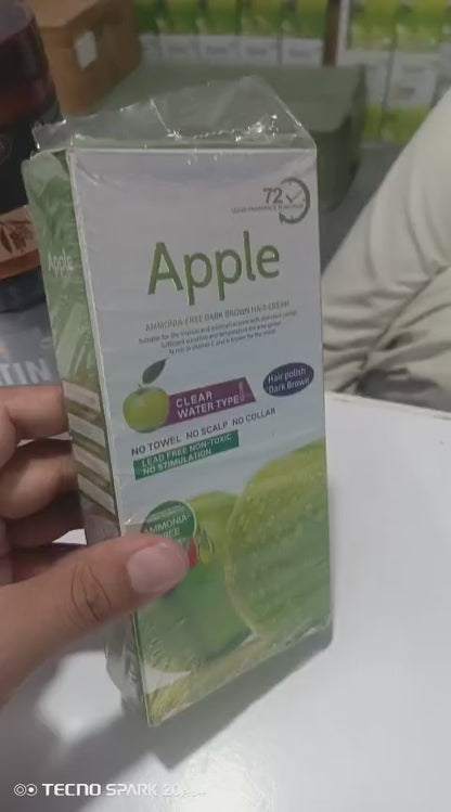 Apple Hair Color 200ml | Long-Lasting Hair Dye (Dark Brown Colour)