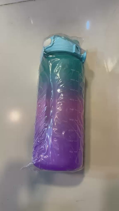 3 Piece Water Bottle Set | BPA Free Plastic | Random Color