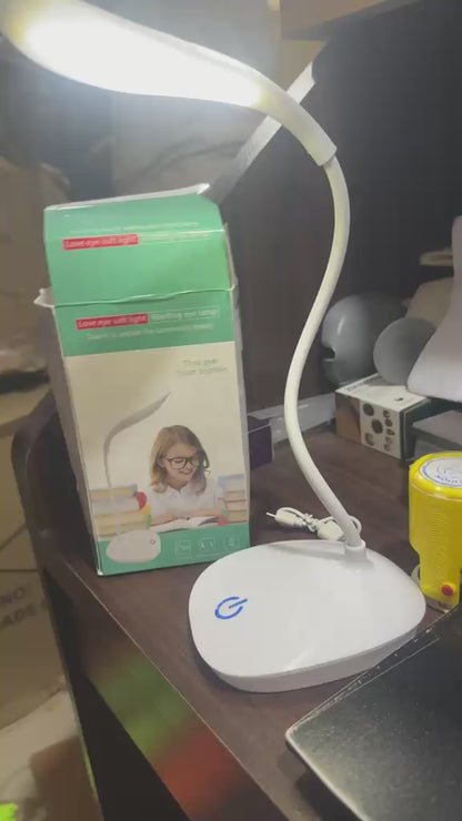3 Levels Dimming LED Desk Lamp | Smart Touch Control |  Study Light