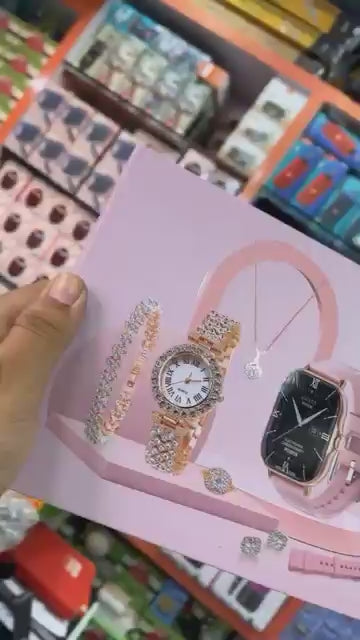 A58 Plus 6 in 1 - Smartwatch For Women | Best Quality Smart Watch | Perfect For Gift